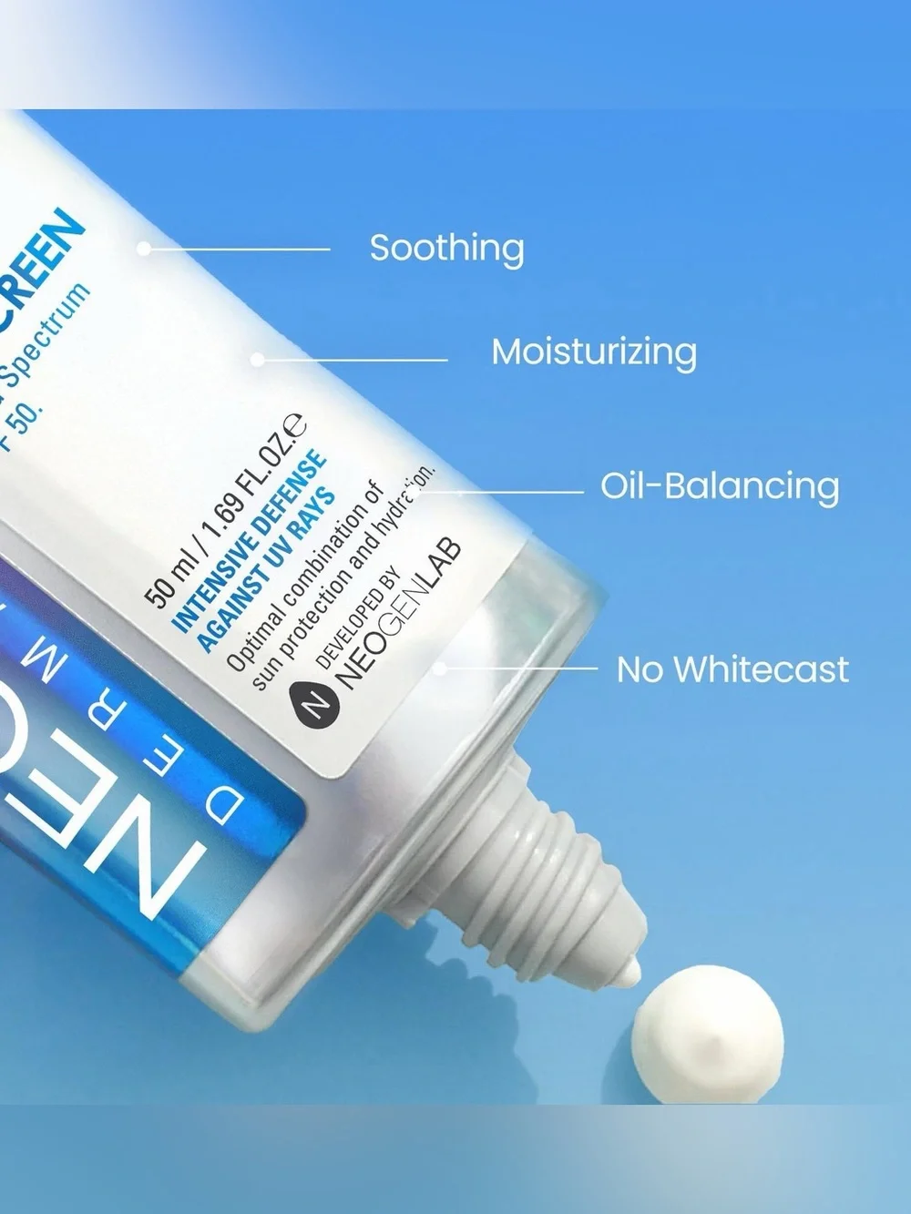 NEOGEN Dermalogy Day-Light Protection Airy Sunscreen SPF 50 1.69 oz ~ New in Box